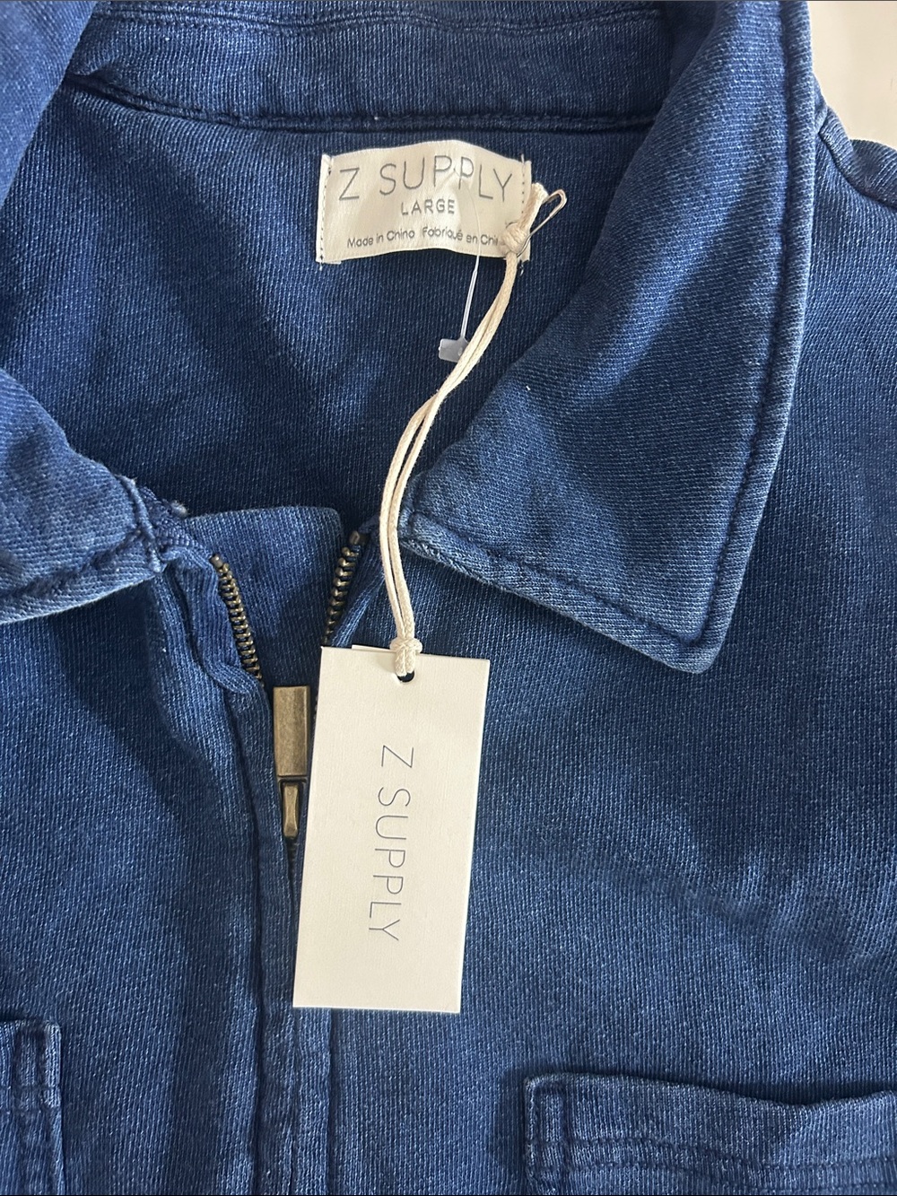NWT (size L) Z SUPPLY
Heritage Knit Denim Jacket - Picture 7 of 10